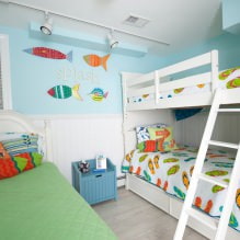 Interno di una cameretta per bambini: scelta del colore, dello stile, della decorazione e dell'arredamento (70 foto)-0