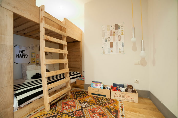 Letto a soppalco nella cameretta