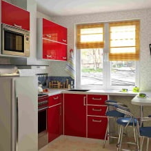 Piccola cucina design con bancone bar-4