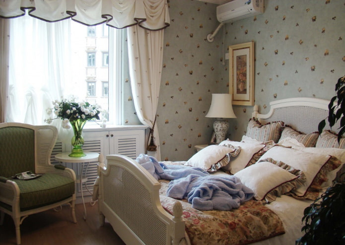 design della camera da letto retrò