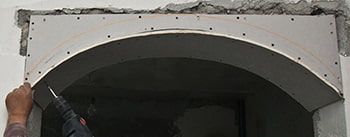 arco in cartongesso