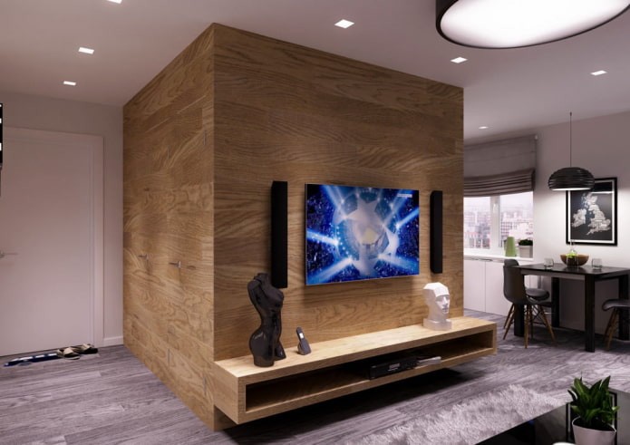 Cubo con TV