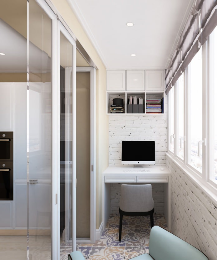 studio in un monolocale di 50 mq