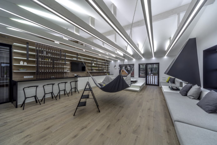 Disposizione longitudinale delle travi del soffitto