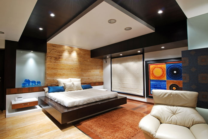 soffitto bicolore all'interno