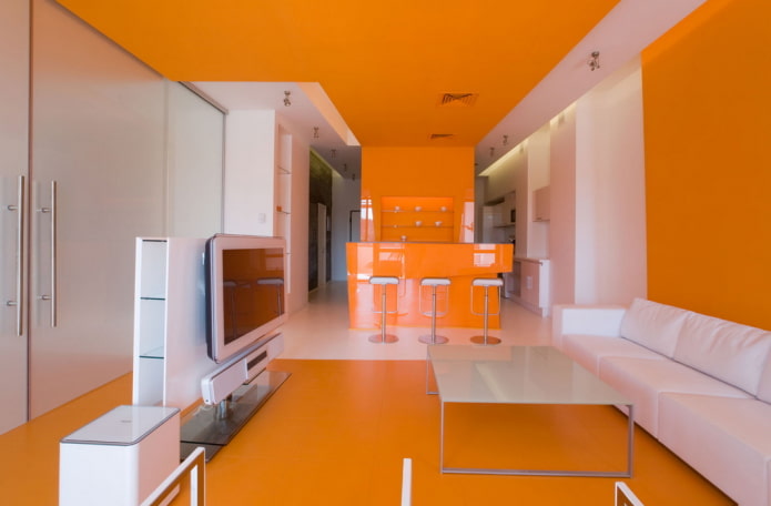 soffitto bicolore all'interno