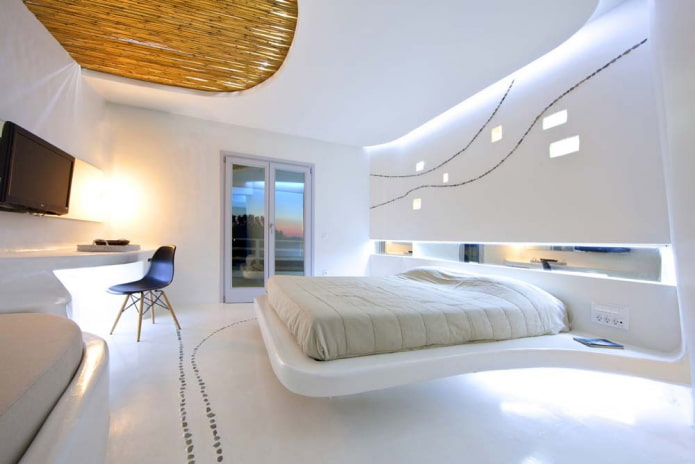 design del soffitto in stile high-tech