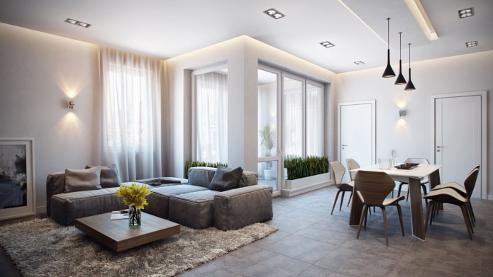 design del soffitto in stile moderno
