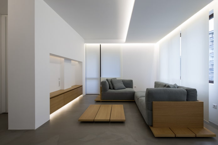 design del soffitto in stile minimale