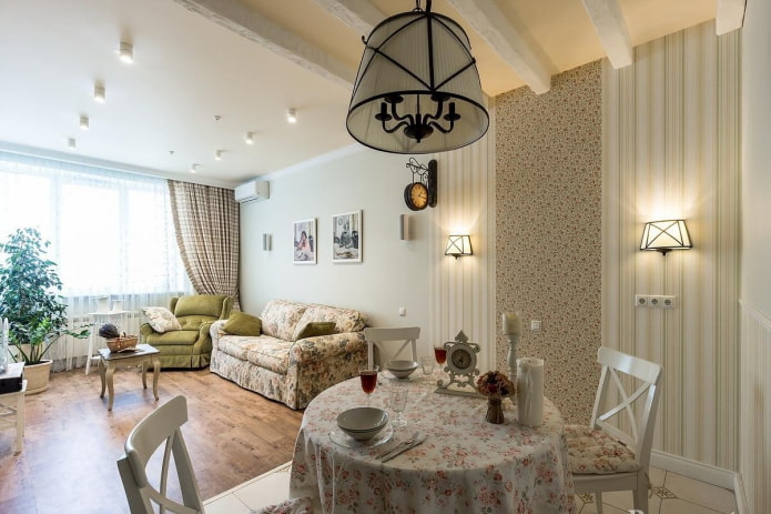 soffitto in stile provenzale