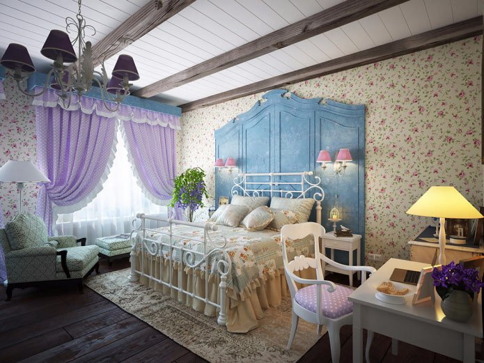 soffitto design in stile provenzale