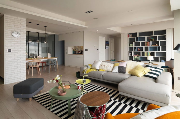 design del soffitto in stile scandinavo