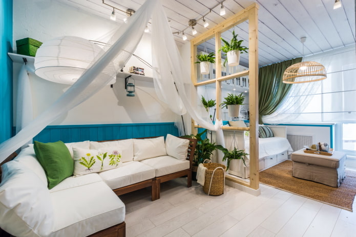 design del soffitto in stile marinaro
