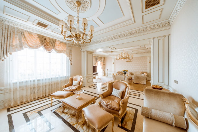 design del soffitto in stile classico