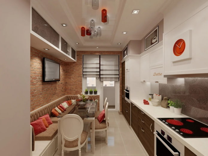 cucina rettangolare