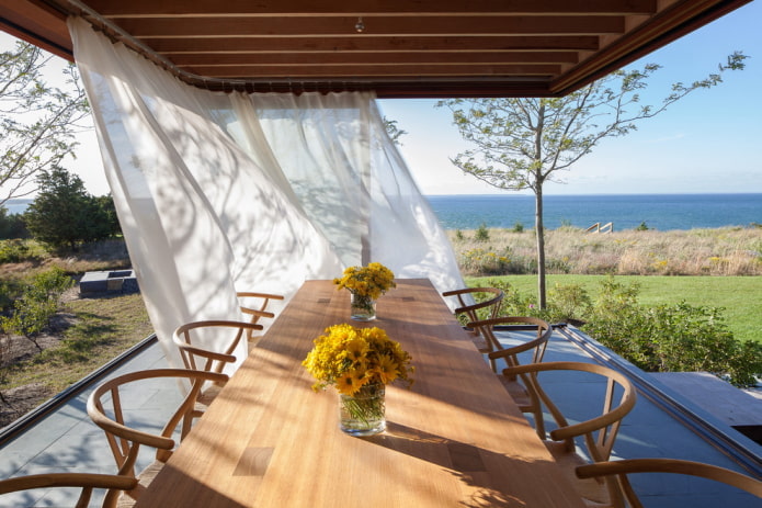 tende sulla terrazza