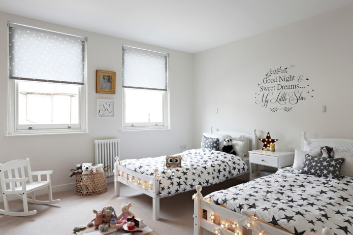 tende a rullo in stile scandinavo