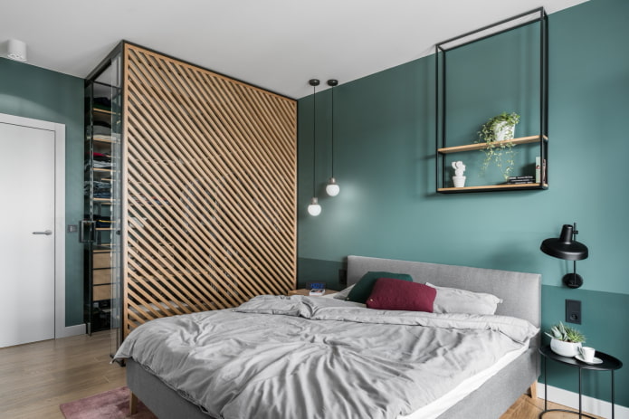 Camera da letto con cabina armadio