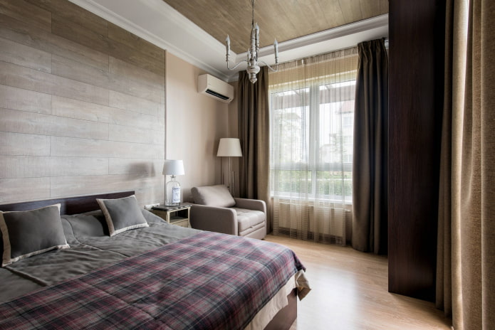 design semplice della camera da letto