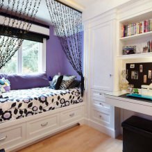 Design della camera da letto per una ragazza: foto, caratteristiche del design-12