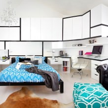 Design della camera da letto per una ragazza: foto, caratteristiche del design-1
