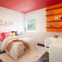 Progetto della camera da letto per una ragazza: foto, caratteristiche del design-6