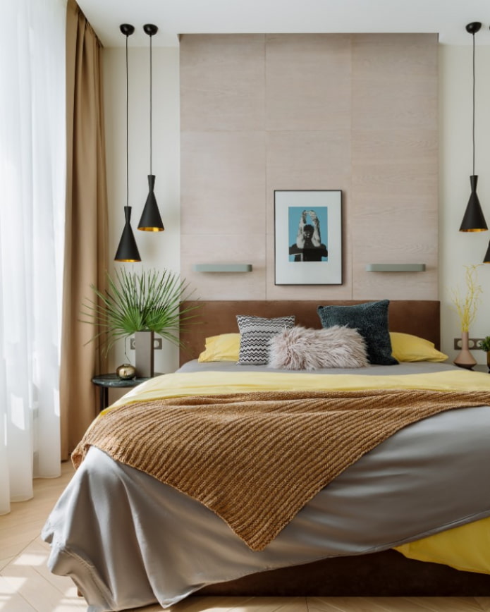 camera da letto in stile neoclassico