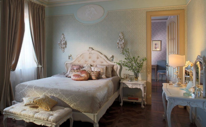 camera da letto in stile art déco