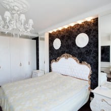 Design delle pareti della camera da letto: scelta dei colori, opzioni di finitura, 130 foto dell'interno-22
