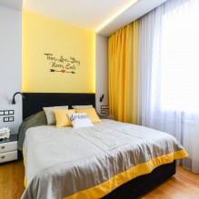 Design delle pareti della camera da letto: scelta del colore, opzioni di finitura, 130 foto negli interni-26