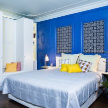 Progettazione delle pareti della camera da letto: scelta dei colori, opzioni di finitura, 130 foto degli interni-20