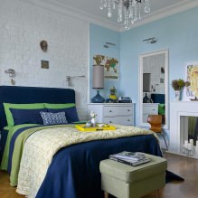 Design delle pareti della camera da letto: scelta del colore, opzioni di finitura, 130 foto negli interni-27
