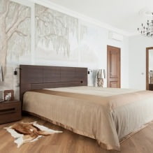 Progettazione delle pareti della camera da letto: scelta del colore, opzioni di finitura, 130 foto dell'interno-10