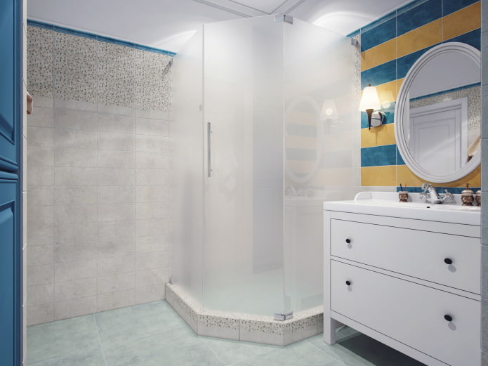 Bagno in un appartamento trilocale