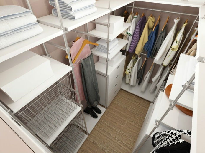 opzione per organizzare una cabina armadio