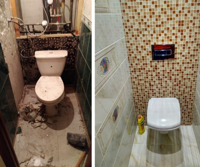 ristrutturazione del bagno in una Khrushchevka