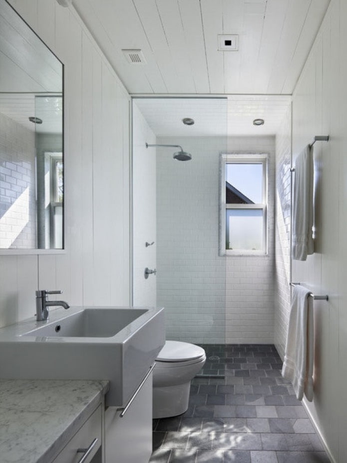 design del bagno laconico