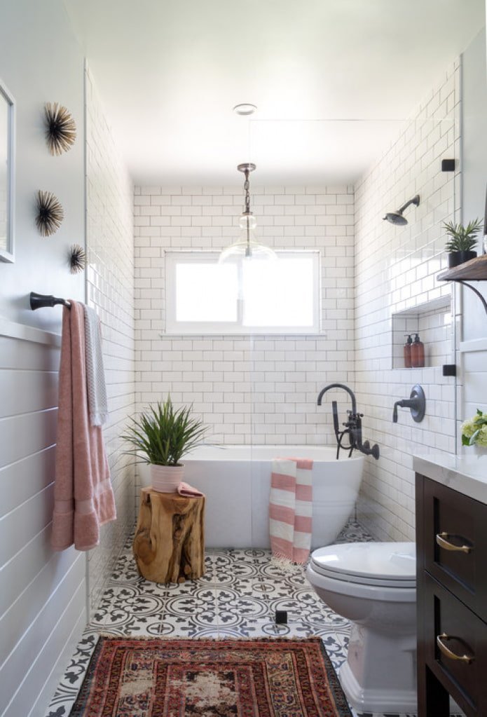 bagno elegante in casa
