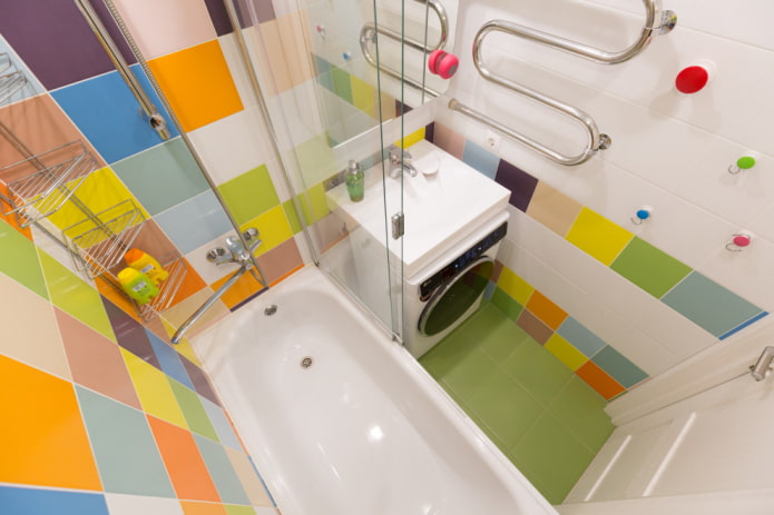 piastrelle multicolori