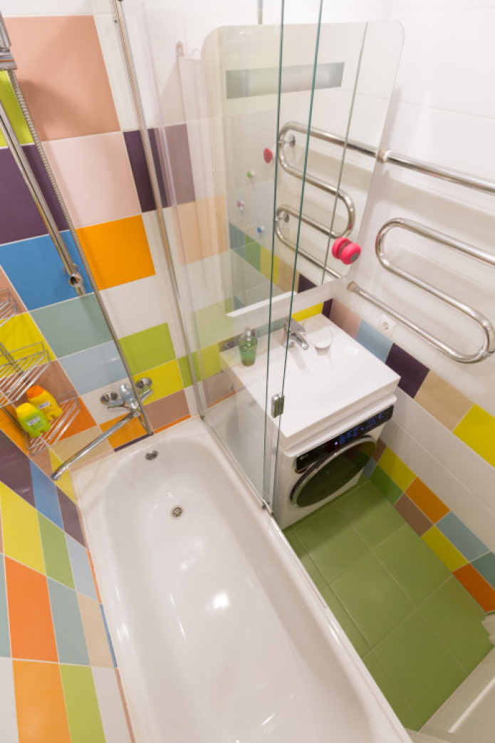 bagno piccolo e luminoso