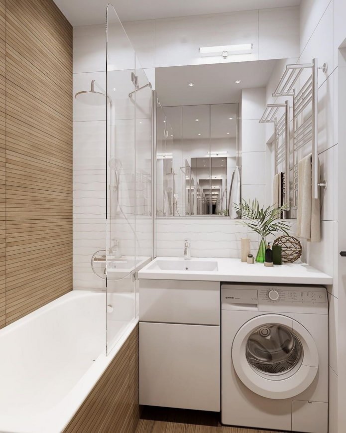 lavatrice in bagno