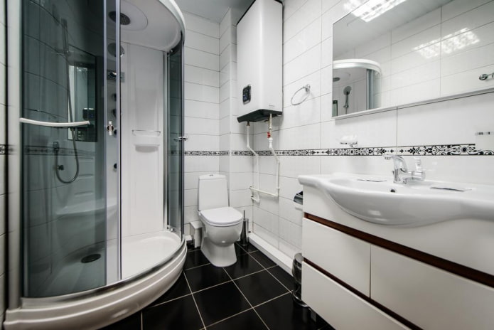 Cabina con vetro scuro