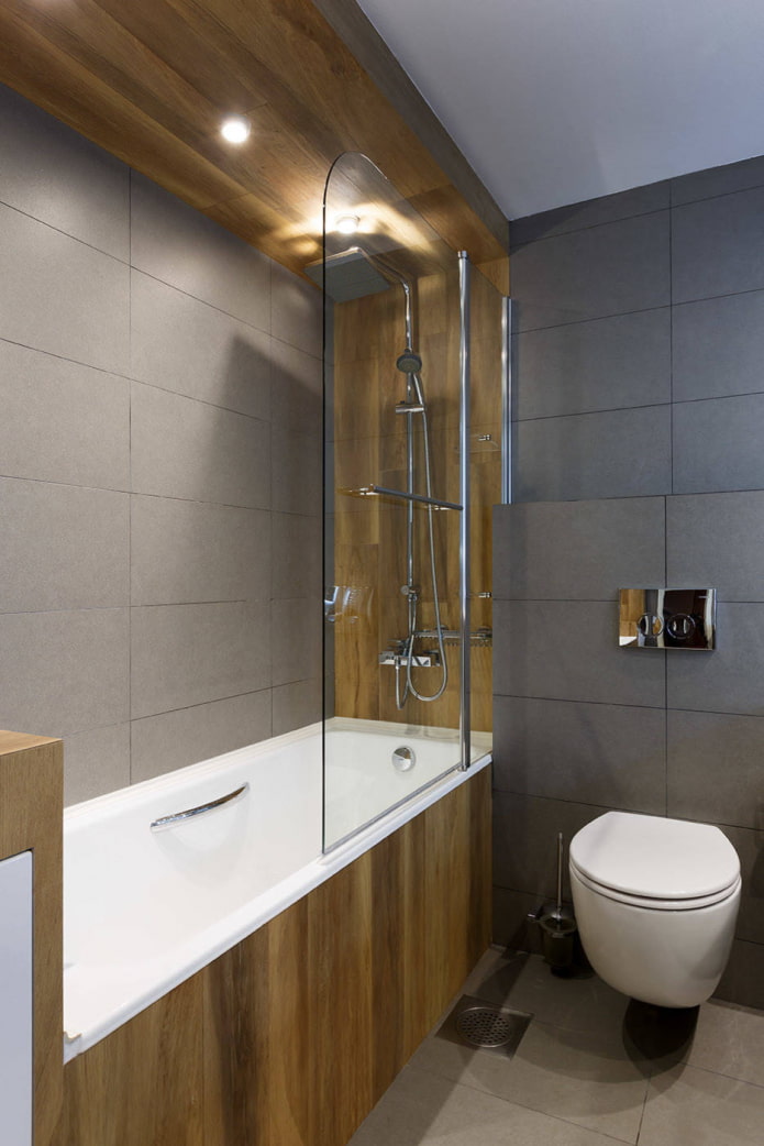 Vasca da bagno con doccia