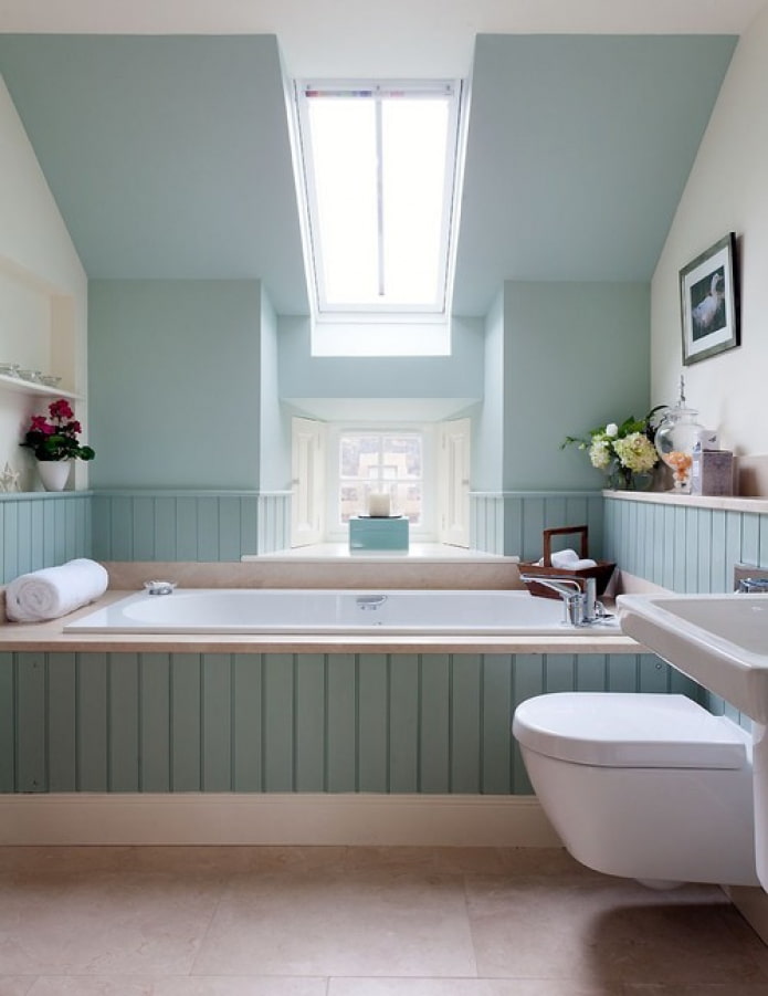 bagno mansardato