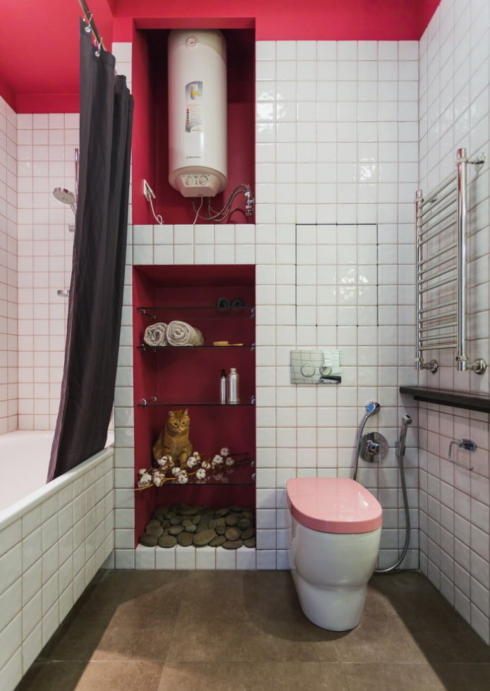 disposizione di un bagno combinato