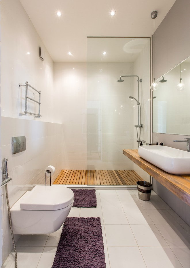 disposizione di un bagno combinato