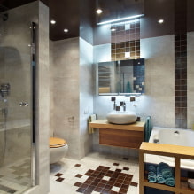 Interno di un bagno con WC-4
