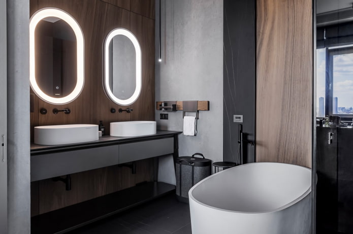 bagno in stile Japandi