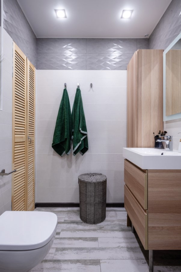 legno in bagno