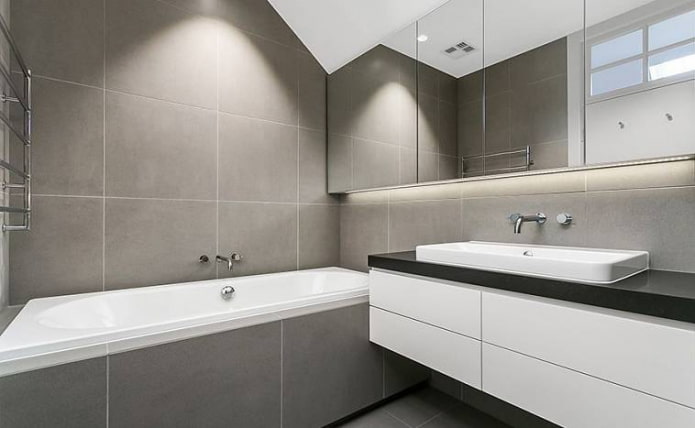 bagno minimalista